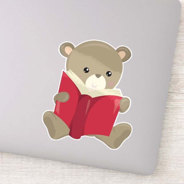 Bear Going To School, Cute Bear, Brown Bear, Books (Detail)