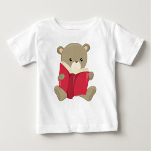 Bear Going To School, Cute Bear, Brown Bear, Books Baby T-Shirt