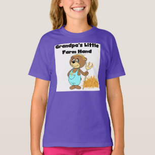 Bear Grandpa's Little Farm Hand T-Shirt