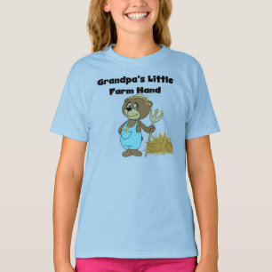 Bear Grandpa's Little Farm Hand T-Shirt