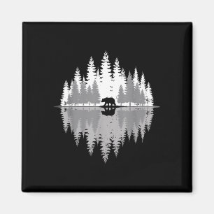 Bear graphic alaska wildlife nature outdoor forest magnet