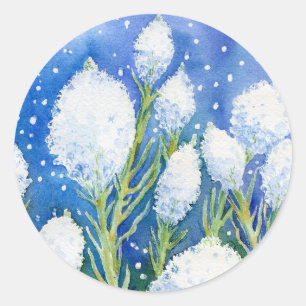 "Bear Grass" Round Stickers