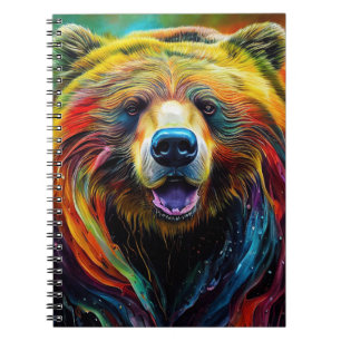 Bear Grizzly Animal Discovery Adventure Nature Pla Notebook