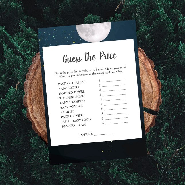 Bear Guess The Price Baby Shower Game Invitation (Creator Uploaded)