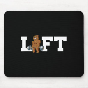 Bear Gym Weight Training Lift Deadlift  Mouse Pad
