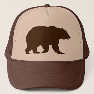 Bear Hat Grizzly Bear Brown Silhouette