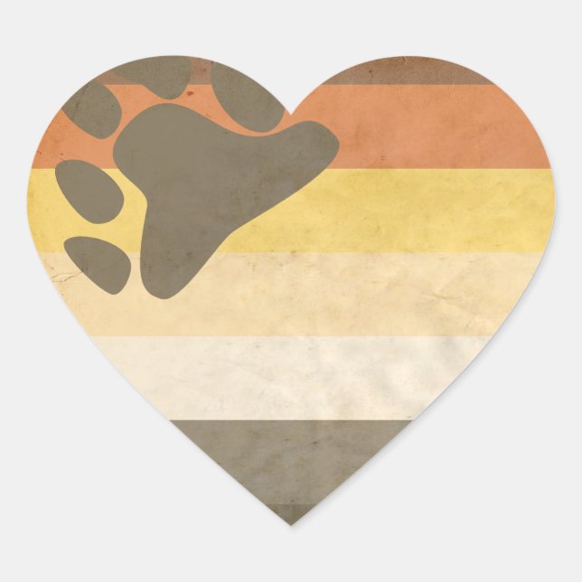 BEAR HEART STICKER (Front)