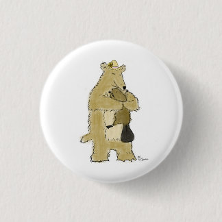 Bear hug 3 cm round badge