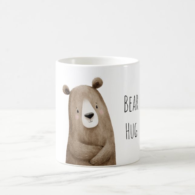 Bear Hug Animal Coffee Mug (Center)