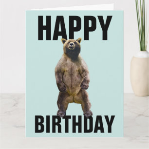 BEAR HUG BIRTHDAY OVERSIZED CARD
