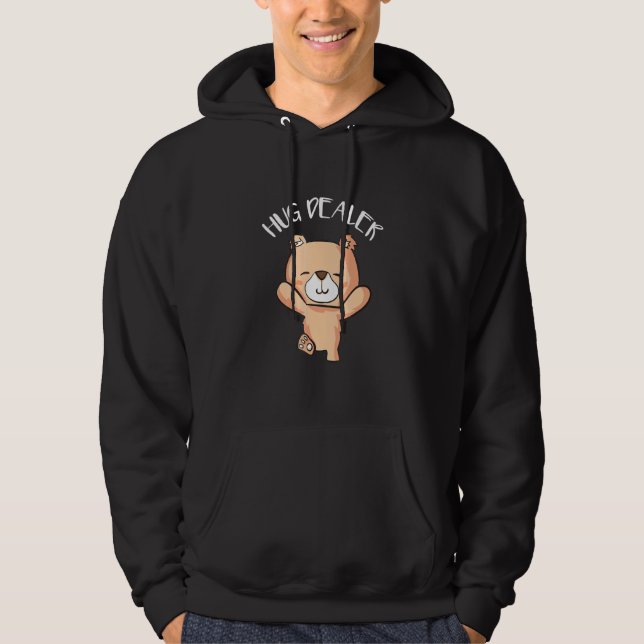 Bear Hug Dealer Music Festival Touchy Free Hugs Hu Hoodie (Front)