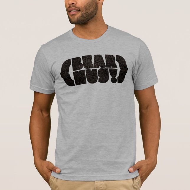 Bear Hug: Gray T-Shirt (Front)