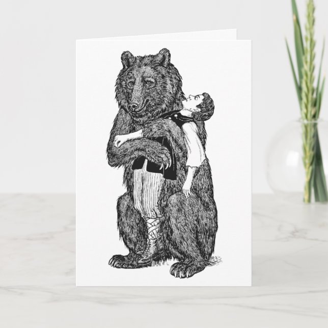 "Bear Hug" Greeting Card (Front)
