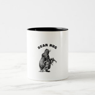 Bear Hug Two-Tone Coffee Mug