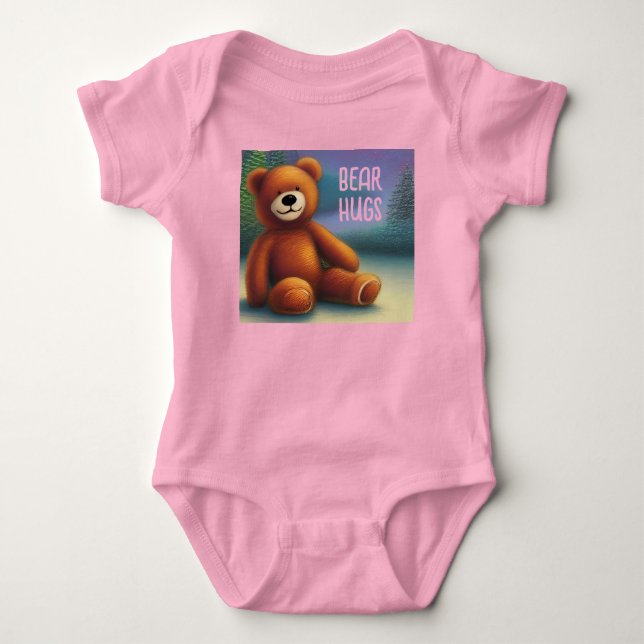 Bear Hugs Baby Bodysuit (Front)