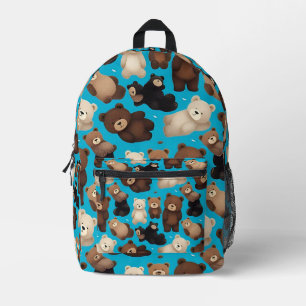 Bear Hugs & Giggles Printed Backpack