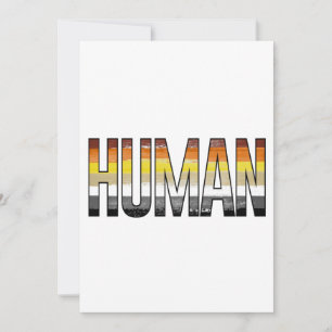 Bear Human Holiday Card