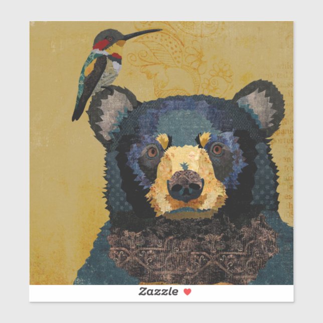 BEAR & HUMMINGBIRD (Sheet)