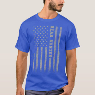 Bear Hunter American Flag 235 T-Shirt
