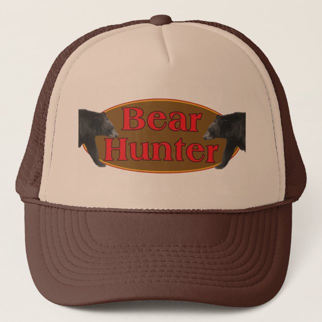 Bear Hunter Trucker Hat (Front)