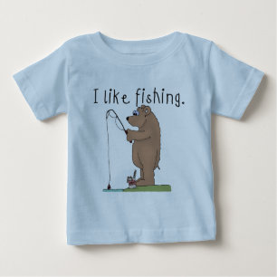 Bear I Like Fishing Tshirts and Gifts