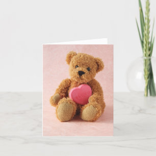 bear i luv u note card