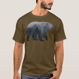Bear illustration made of trees bears Premium 248 T-Shirt