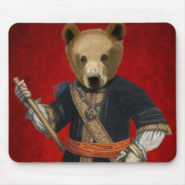 Bear in Blue Robes 3 Mouse Pad (Front)