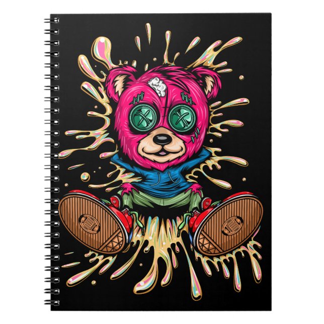 Bear In Honey Notebook (Front)