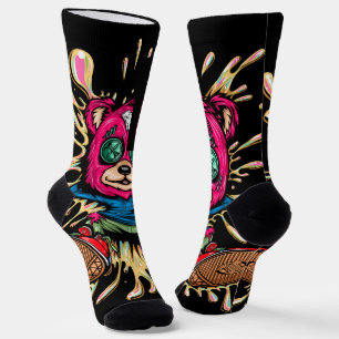 Bear In Honey Socks