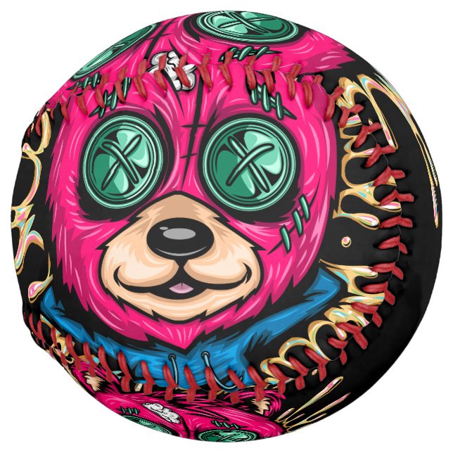 Bear In Honey Softball (Front Right)