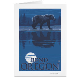 Bear in Moonlight - Bend, Oregon