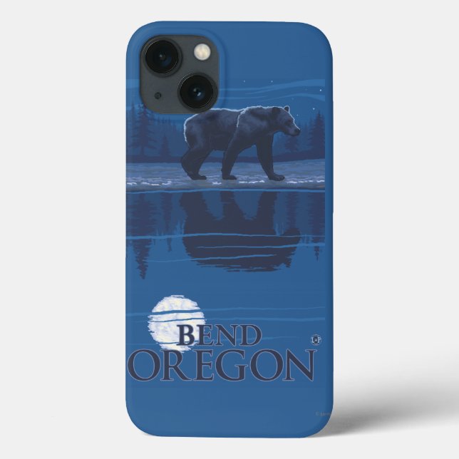 Bear in Moonlight - Bend, Oregon Case-Mate iPhone Case (Back)
