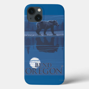 Bear in Moonlight - Bend, Oregon iPhone 13 Case