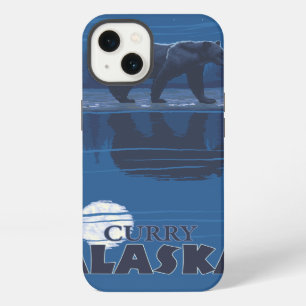 Bear in Moonlight - Curry, Alaska iPhone 13 Case