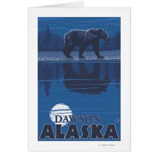 Bear in Moonlight - Dawson, Alaska (Front)