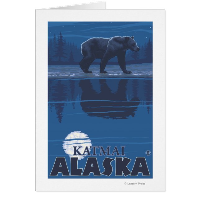 Bear in Moonlight - Katmai, Alaska (Front)