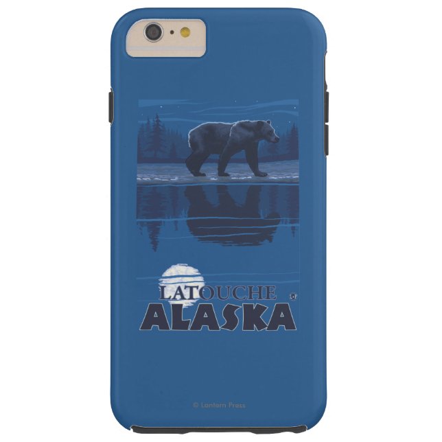 Bear in Moonlight - Latouche, Alaska Case-Mate iPhone Case (Back)