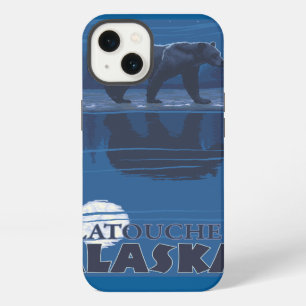 Bear in Moonlight - Latouche, Alaska iPhone 13 Case