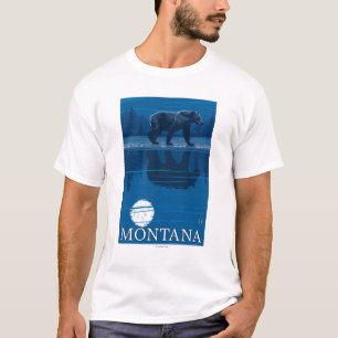 Bear in Moonlight - Montana T-Shirt