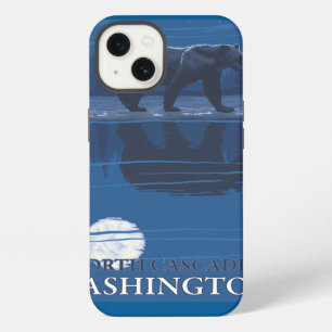 Bear in Moonlight - North Cascades, Washington iPhone 13 Case