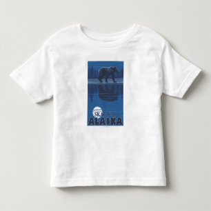 Bear in Moonlight - Skagway, Alaska Toddler T-Shirt