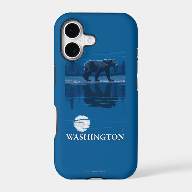 Bear in Moonlight - Washington (Back)