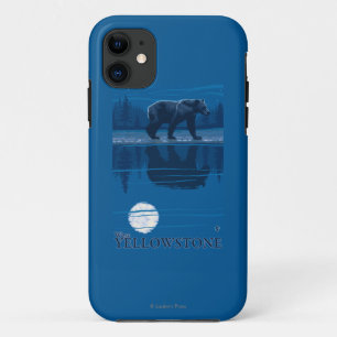 Bear in Moonlight - West Yellowstone, Montana Case-Mate iPhone Case