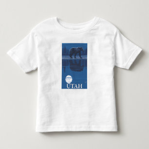 Bear in MoonlightUtah Toddler T-Shirt