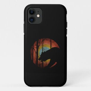BEAR IN THE WOODS FOREST VINTAGE Case-Mate iPhone CASE