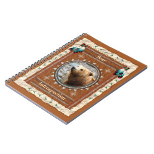 Bear Introspection Energy Spiral Notebook