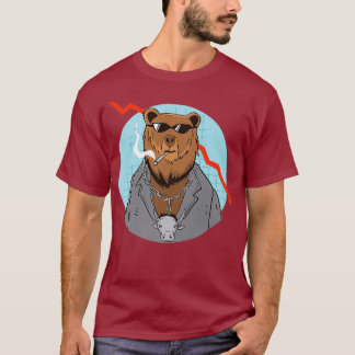 Bear Investor Dividends Capitalism Stock Market T-Shirt
