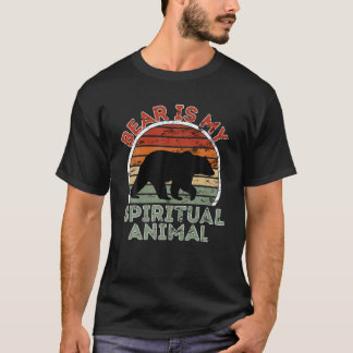 Bear Is My Spiritual Animal - Funny Animal Lover T-Shirt