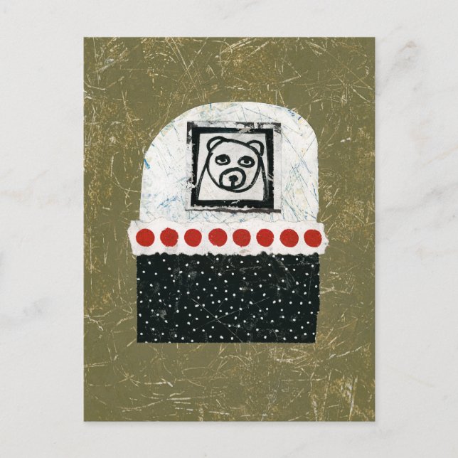 Bear Is Tired Postcard (Front)